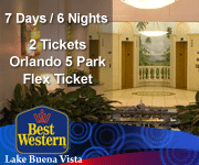 Orlando Flex Ticket Vacation Package at Best Western Lakeside